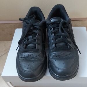 Black Nike Air Force 1 Low Shoes